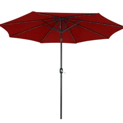 Sonnenschirm VAY mit LED 300 cm rot