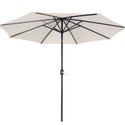 Sonnenschirm VAY mit LED 300 cm weiss