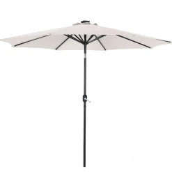 Sonnenschirm VAY mit LED 300 cm weiss