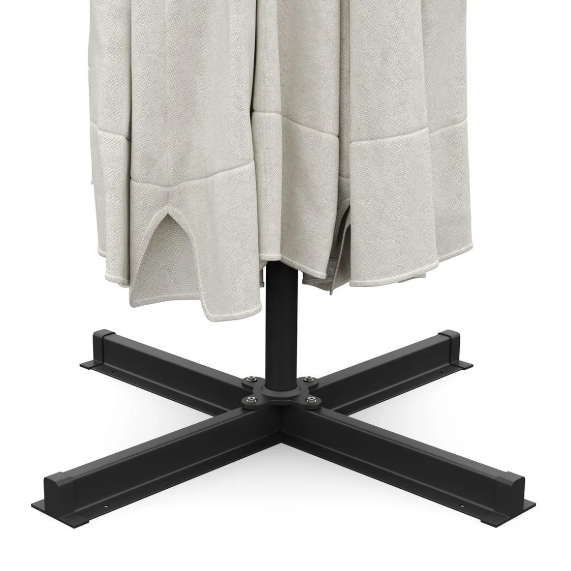 Sonnenschirm ZON 500 cm weiss