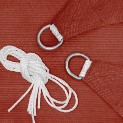 Sonnensegel Dreieck 5 x 5 x 5 m rot
