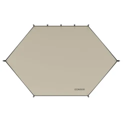 Sonnensegel für Fahrzeug 250 x 400 cm beige