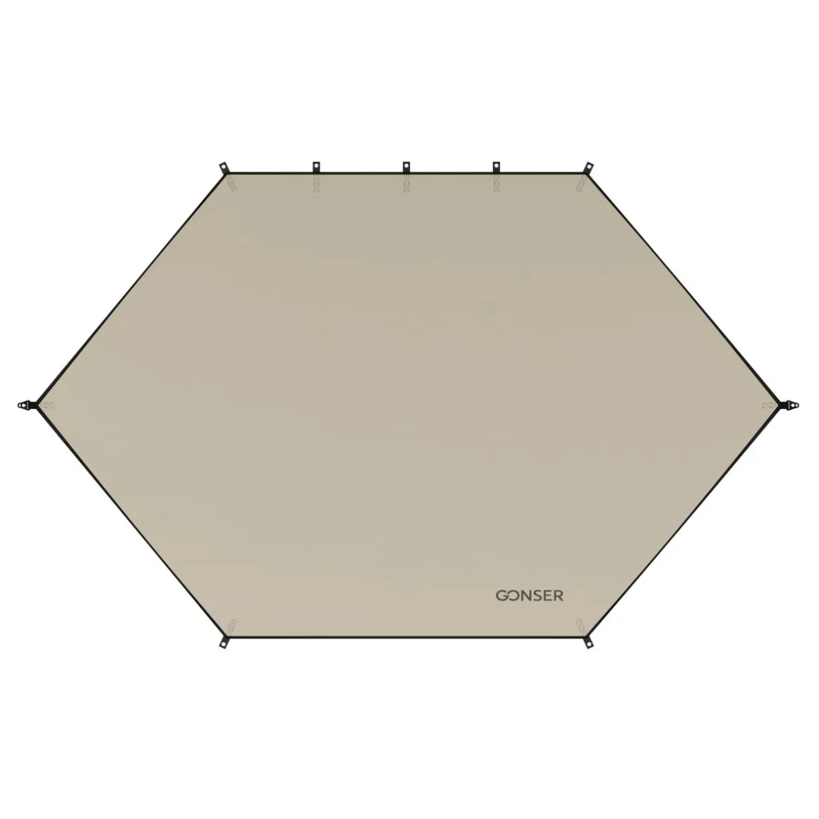 Sonnensegel für Fahrzeug 250 x 400 cm beige