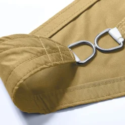Sonnensegel Polyester Dreieck 5 x 5 x 5 m beige