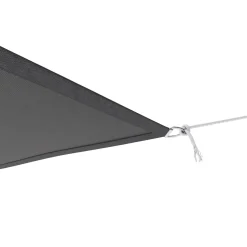 Sonnensegel Polyester Quadrat 3.6 x 3.6 m anthrazit
