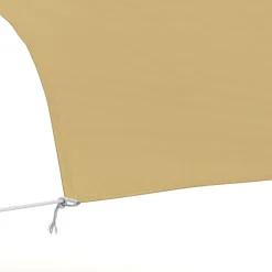 Sonnensegel Polyester Quadrat 3.6 x 3.6 m beige