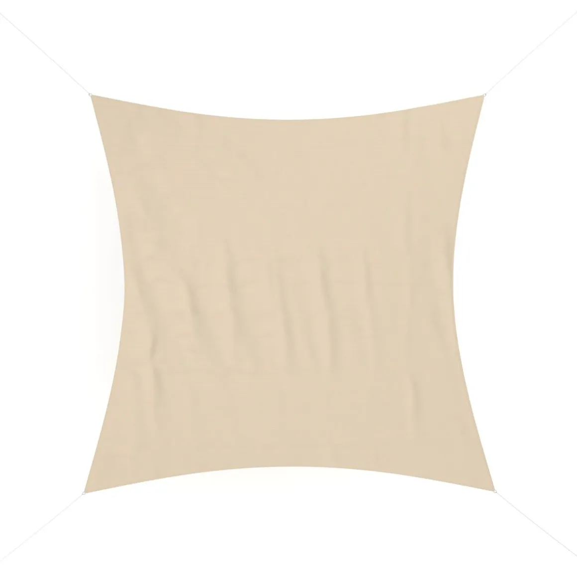 Sonnensegel Quadrat 3.6 x 3.6 m beige