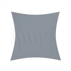 Sonnensegel Quadrat 3 x 3 m grau