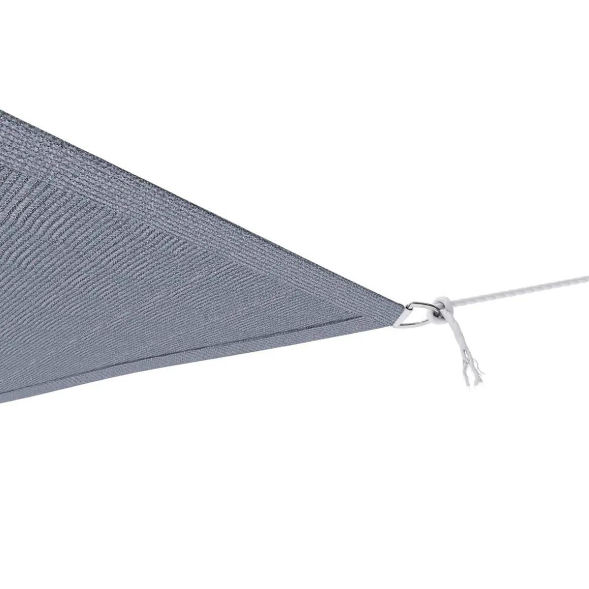 Sonnensegel Quadrat 5 x 5 m grau