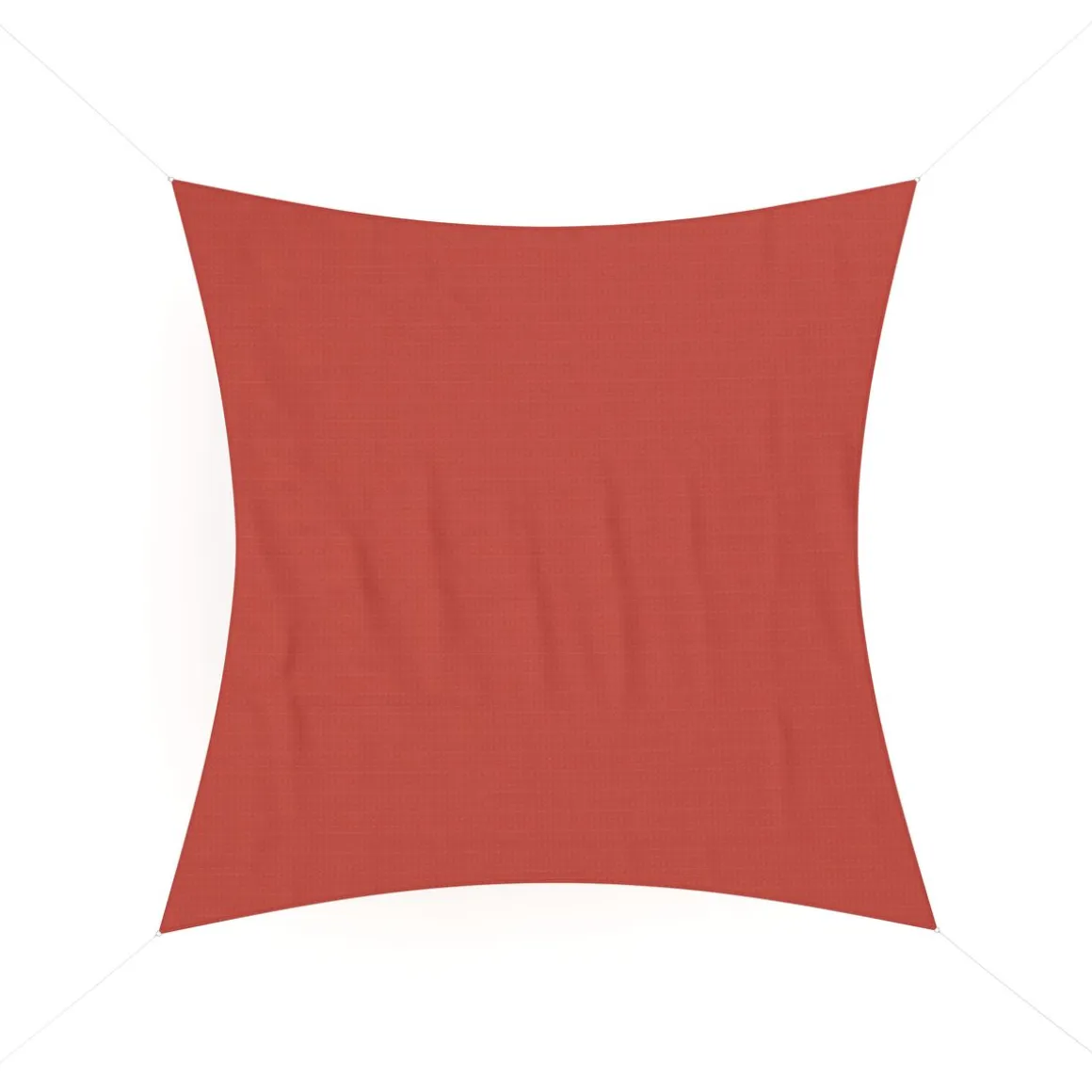 Sonnensegel Quadrat 3.6 x 3.6 m rot