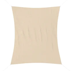 Sonnensegel 3 x 4 m beige