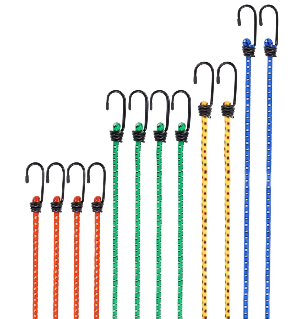Spanngummi 12er Set 30 - 95 cm