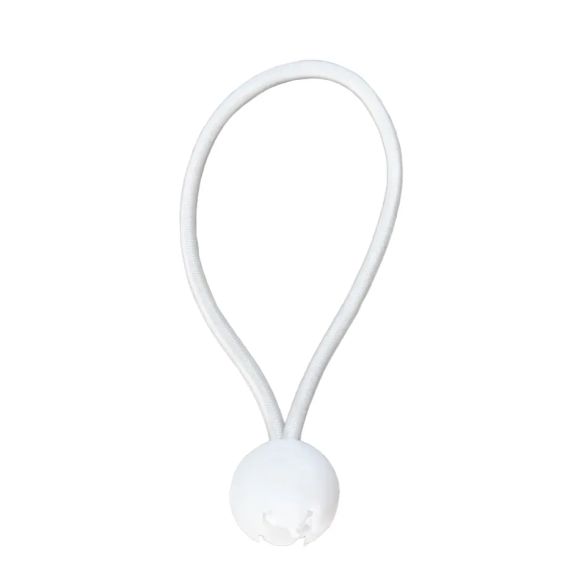 Spanngummi mit Kugel weiss 25 Stk. 15 cm