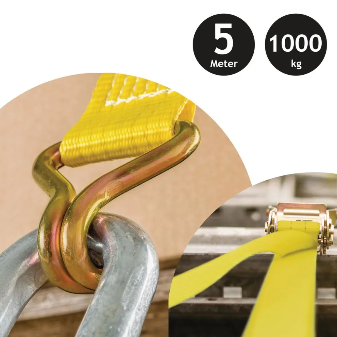 Spanngurt mit Ratsche 1000 kg