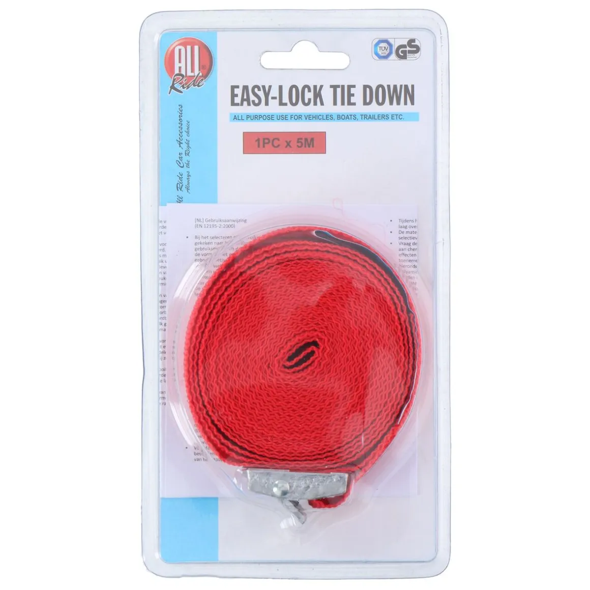 Spanngurt 5 m rot
