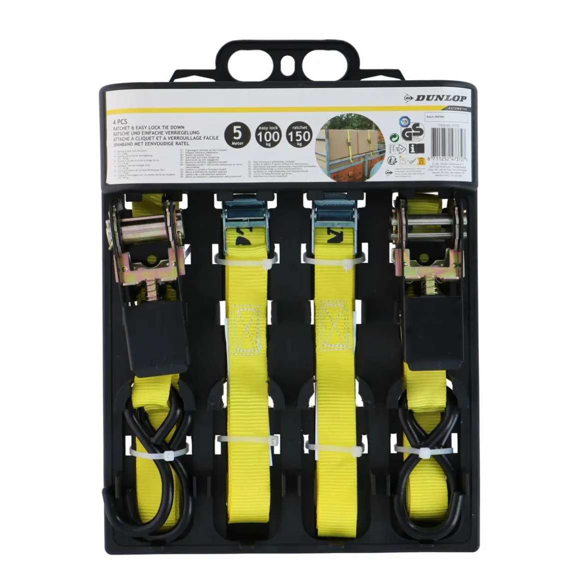 Spanngurt Set 4-teilig 5 m