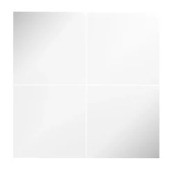 Spiegel Fliesen 4er Set 35 x 35 cm