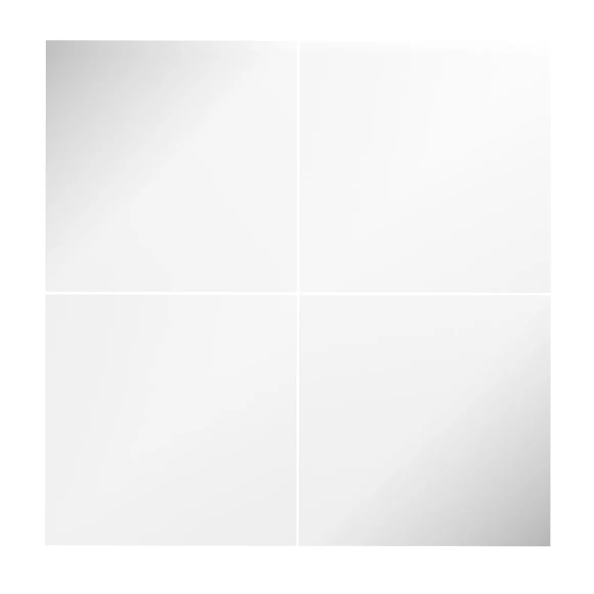 Spiegel Fliesen 4er Set 35 x 35 cm