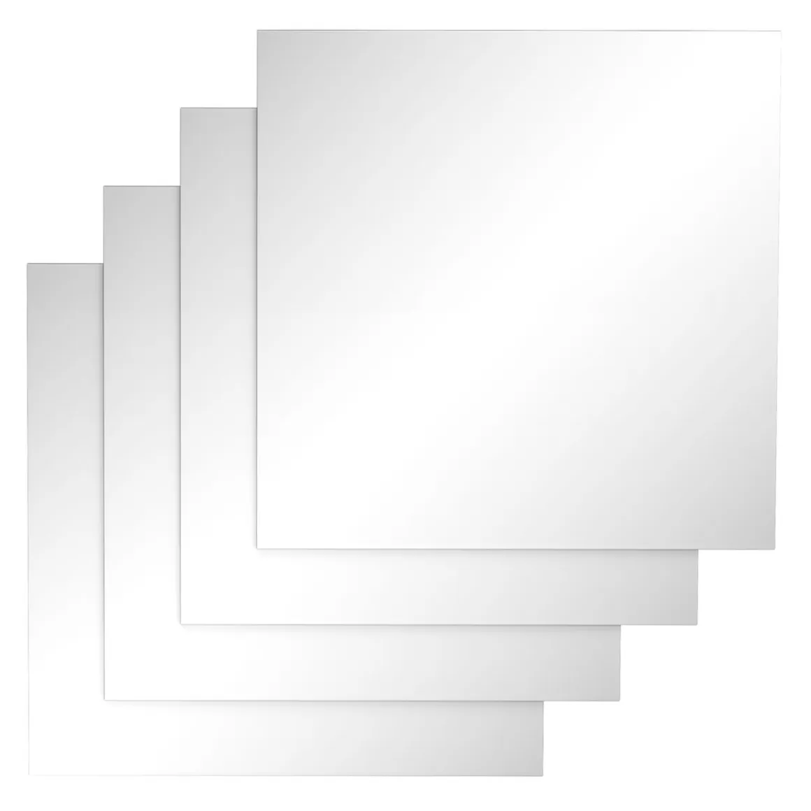 Spiegel Fliesen 4er Set 35 x 35 cm