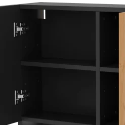 Spiegelschrank Bad AQUALIA 54 x 17 x 55 cm braun/schwarz