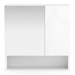 Spiegelschrank Bad AQUALIA 54 x 17 x 55 cm weiss