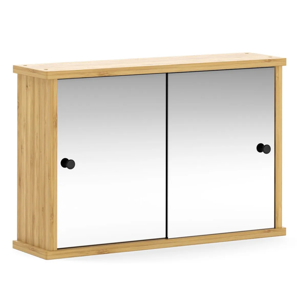Spiegelschrank Badezimmer Bambus TULUM 55 x 14 x 36 cm
