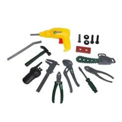 Spielset Werkzeug 16-teilig bunt