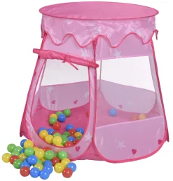 Spielzelt Bällebad pink
