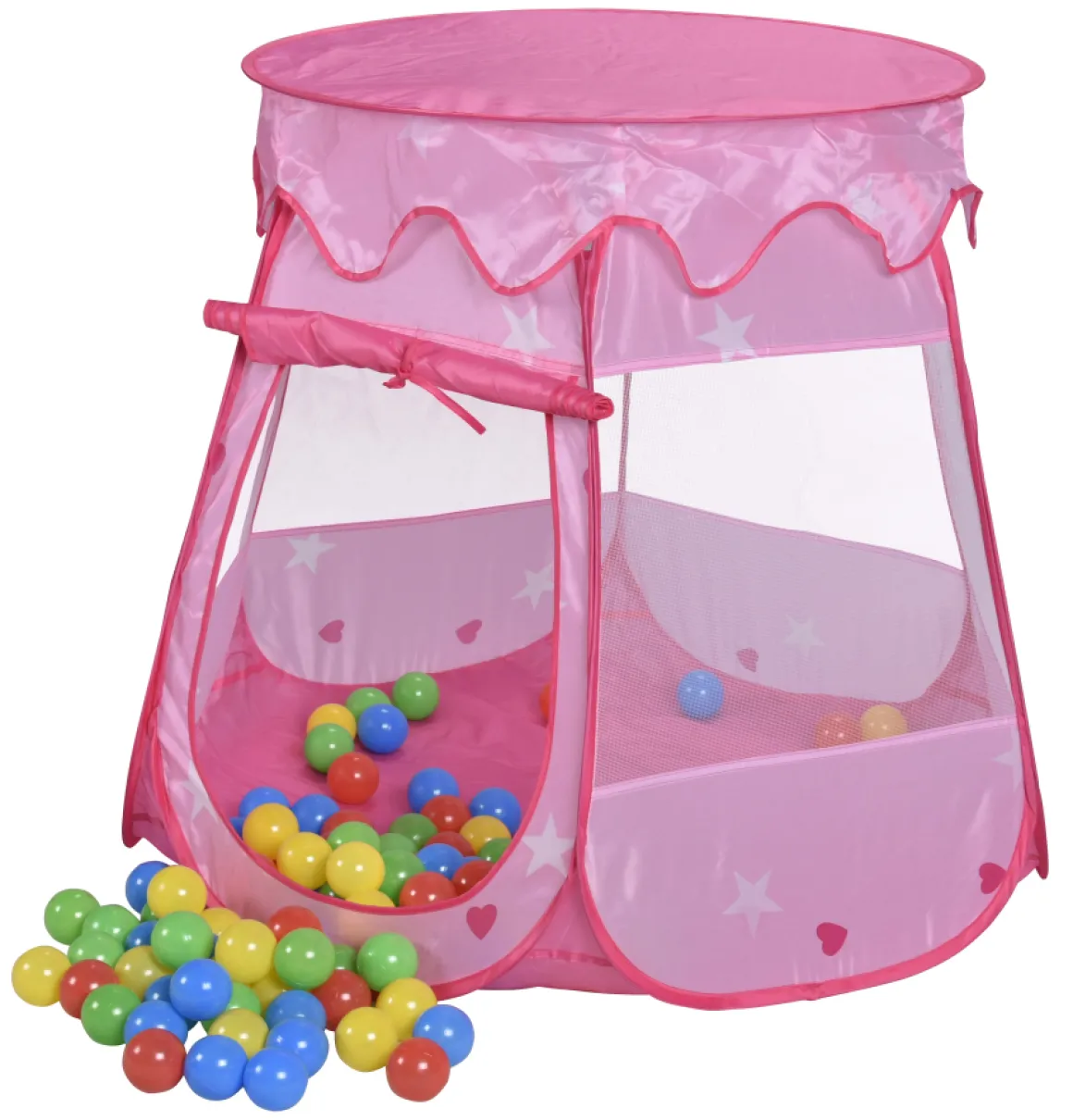 Spielzelt Bällebad pink