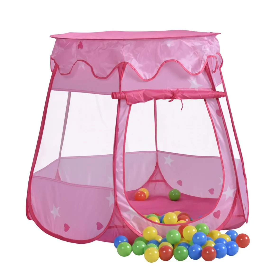 Spielzelt Bällebad pink