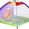 Spielzelt mit Tunnel bunt