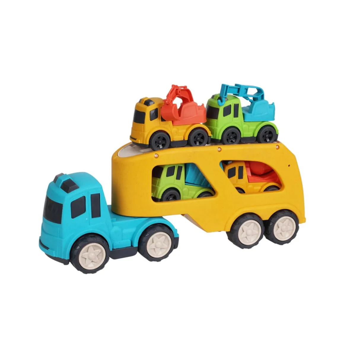 Spielzeugauto Set LKW 5-teilig bunt