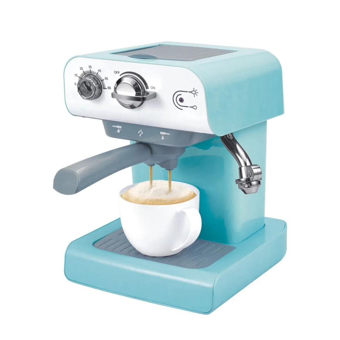 Spielzeug Espressomaschine 21 x 20 x 27 cm türkis/weiss