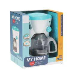 Spielzeug Kaffeemaschine 21 x 15 x 24 cm weiss/blau