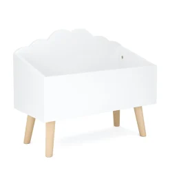 Spielzeugkiste DREAMYCLOUD 58 x 46 x 28 cm weiss/natur
