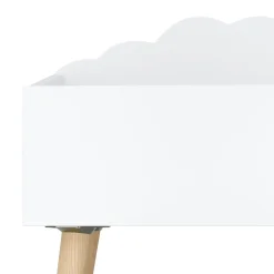 Spielzeugkiste DREAMYCLOUD 58 x 46 x 28 cm weiss/natur