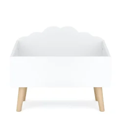 Spielzeugkiste DREAMYCLOUD 58 x 46 x 28 cm weiss/natur
