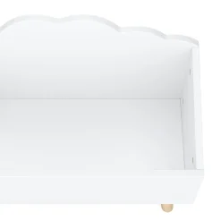 Spielzeugkiste DREAMYCLOUD 58 x 46 x 28 cm weiss/natur