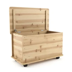 Spielzeugkiste Holz 73 x 40 x 43 cm natur