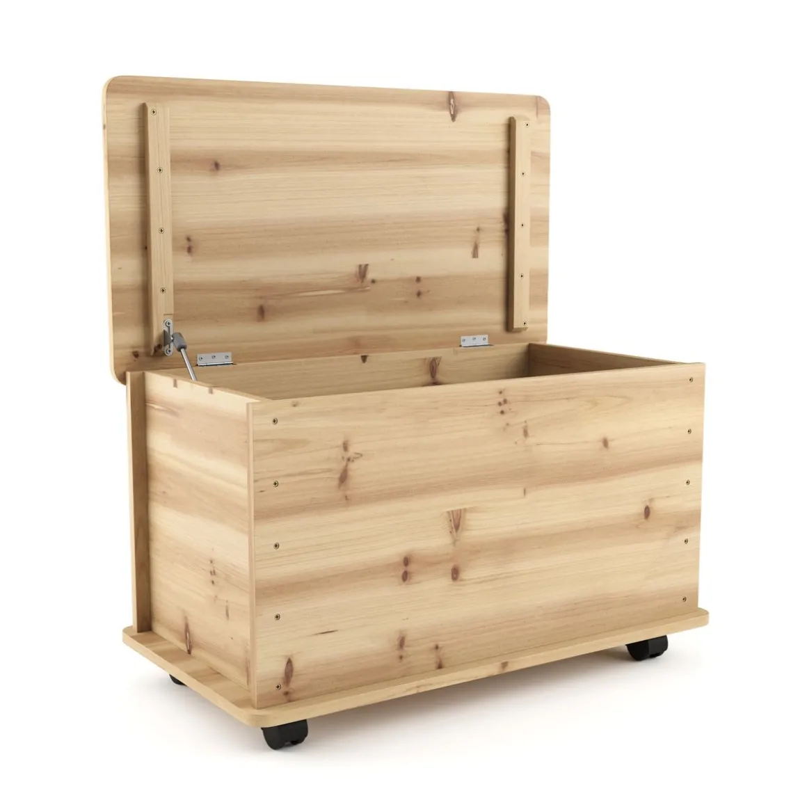 Spielzeugkiste Holz 73 x 40 x 43 cm natur