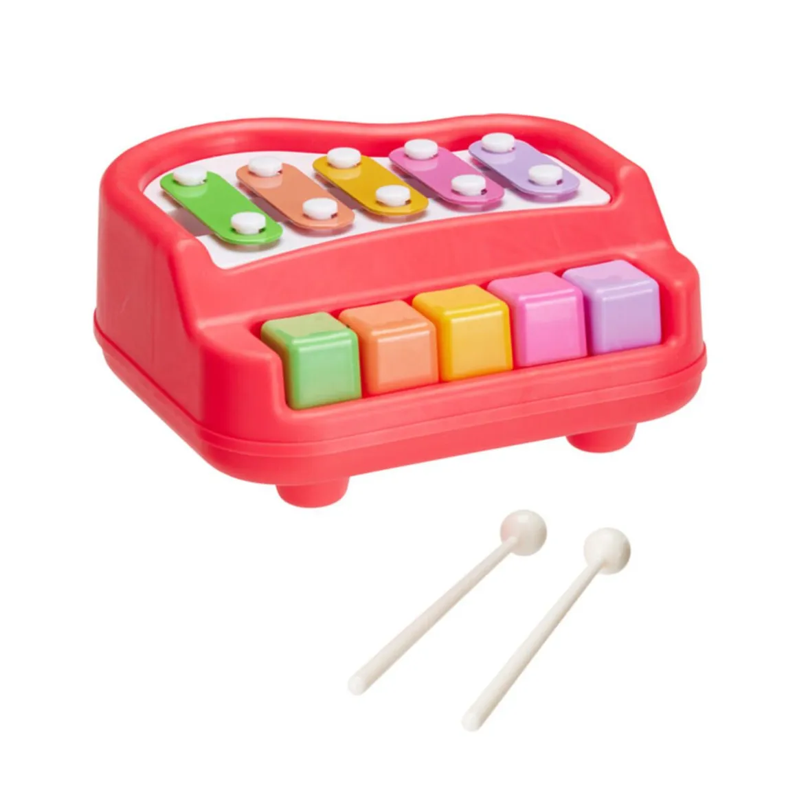 Spielzeug Klavier 19 x 17 x 10 cm bunt