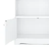 Spielzeugregal Haus DREAMYSTAR 62 x 115 cm weiss/grau
