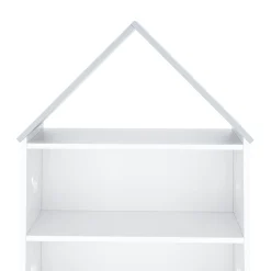 Spielzeugregal Haus DREAMYSTAR 62 x 115 cm weiss/grau