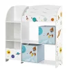 Spielzeugregal Kinderzimmer TINO weiss