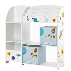 Spielzeugregal Kinderzimmer TINO weiss