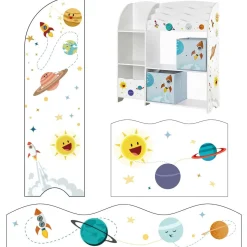 Spielzeugregal Kinderzimmer TINO weiss