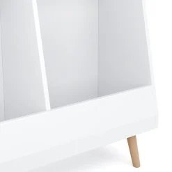 Spielzeugregal Kinderzimmer NORDIC 86 x 78 cm weiss/natur