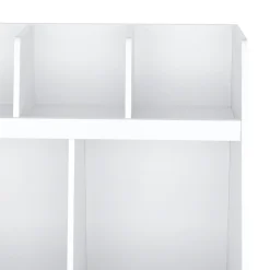 Spielzeugregal Kinderzimmer NORDIC 86 x 78 cm weiss/natur