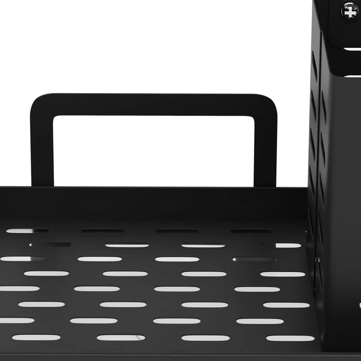 Spülbecken-Organizer Edelstahl 25 x 15 x 21 cm schwarz
