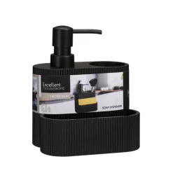 Spülbecken-Organizer 13 x 10 x 16 cm schwarz | GONSER.CH